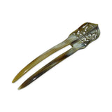 Horn Hair Pick Antique Reproduction