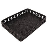 Rattan Inna Design Rectangular Tray – Decorative Serveware