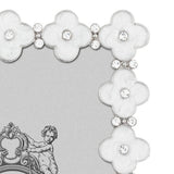 Enamel White Clover Frame