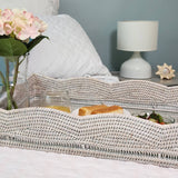 Artifacts Rattan Scallop Collection Rectangular Tray