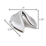 Lucky Silver Plated Fortune Cookie Keepsake
