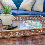 Rattan Inna Design Rectangular Tray – Decorative Serveware