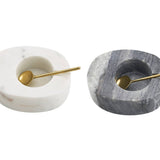 Set of Two Marble Salt and Pepper Cellar