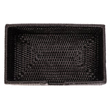 Rattan Guest Towel Holder with Cutout – Napkin Tray