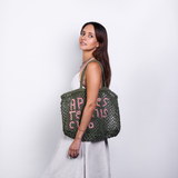 Apres Tennis Club Woven Jute Tote