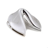 Lucky Silver Plated Fortune Cookie Keepsake