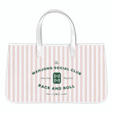Mahjong Canvas Tote - Mahjong Social Club