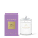Glasshouse Candle Moon and Back
