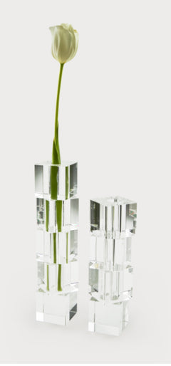 Stacked Block Bud Vase