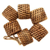 Rattan Oval Napkin Rings