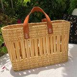Straw Open Basket