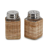 Rattan Salt and Pepper Shakers