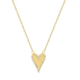 Pave Heart Necklace