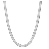 Silver Herringbone Necklace