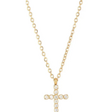 Pave Cross Necklace