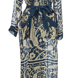 Jaipur Blue Print Robe Gown