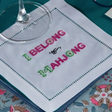 I Belong To Mahjong Cocktail Napkin
