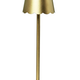 LED Cordless Lamp with Scalloped Edge