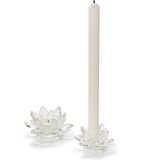 Lotus Flower Crystal Candleholder