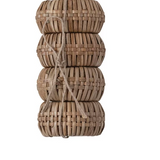 Hand Woven Rattan Napkin Rings Natural