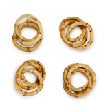 Bamboo Napkin Rings Set