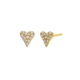 Tiny Heart Studs