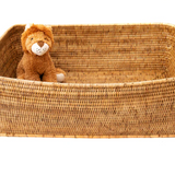 Artifacts Rattan Rect Oblong Storage Basket