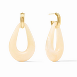 Carnaby Doorknocker Earring - Ivory