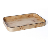 Valberg Burl Veneer Serving Tray