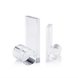 Rolled Crystal Bookend Set