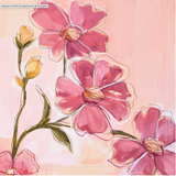 Poppies on Pink