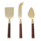 Acacia Wood Cheese Knives Set