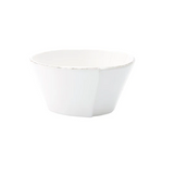 Lastra White Stacking Cereal Bowl
