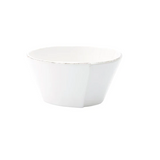 Lastra White Stacking Serving Bowl