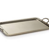 Manetta Steel and Brass Tray Polished Gold