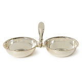 Silver Two Section Tidbit Dish