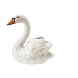 Stoneware Swan Toothpick Holder