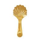 Shell Shaped Spoon Gold