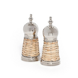 Cap Ferrat Rattan Covered Salt & Pepper