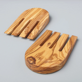 Olive Wood Salad Hands