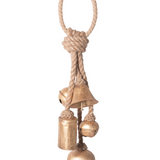 Metal Bells on Jute Hanger