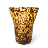 Tortoise Print Flare Vase