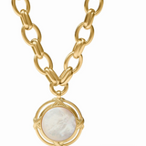 Essex Statement Necklace Mother of Pearl