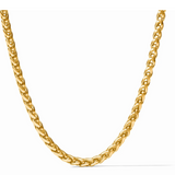 Cobblestone Link Necklace Gold
