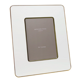 White & Gold Enamel Studio Frame
