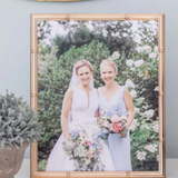 Bamboo Matte Gold Photo Frame