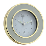 Stone Chiffon and Gold Alarm Clock