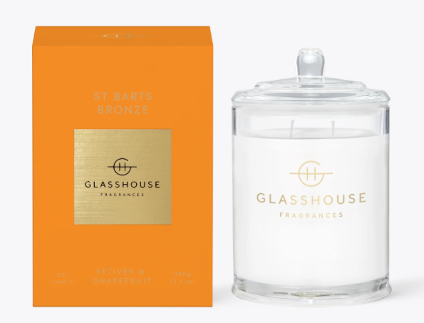 Glasshouse Candle St Barts Bronze