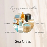 Sea Grass Handwoven Candle