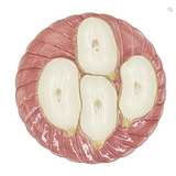 Oyster Plate with Gold